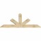 Ekena Millwork Saratoga Rough Sawn Timber Gable Bracket, Douglas Fir, 72"W x 36"H x 2"D x 6"F, 12/12 Pitch GBW072X36X0206SAR00RDF - alternate 3
